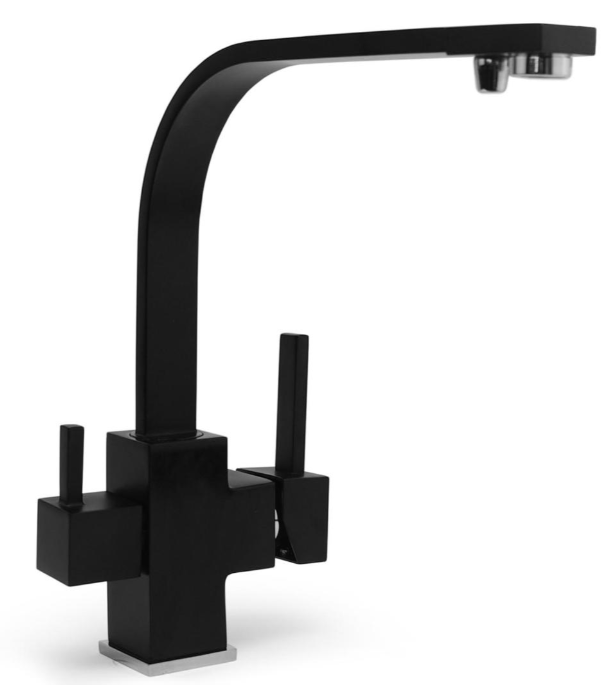 Robinet design noir mat Dijon